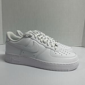 Nike Air Force 1 '07 Low Triple White CW2288 111 Size 11.5 All White Authentic